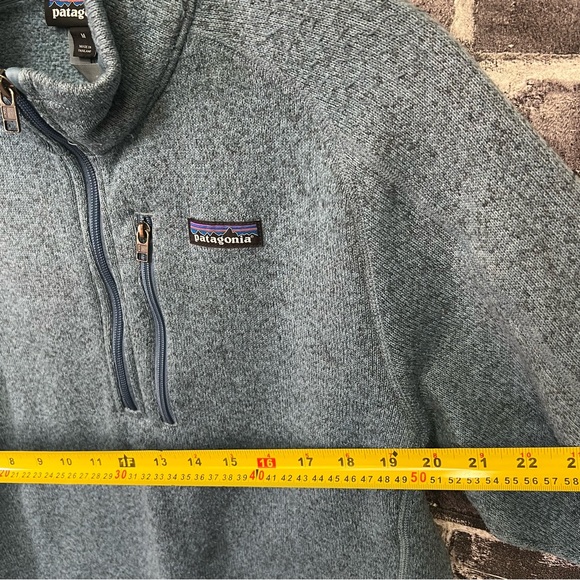 PATAGONIA - MEN'S BETTER SWEATER 1/4-ZIP FLEECE - PIGEON BLUE - SIZE M - Picture 14 of 14
